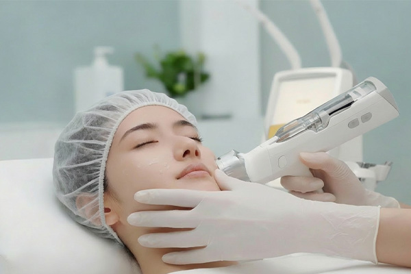 ブレッシング施術中