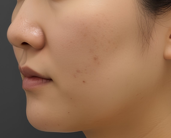 30代女性 フェイスライン たるみ Olla Wave施術前